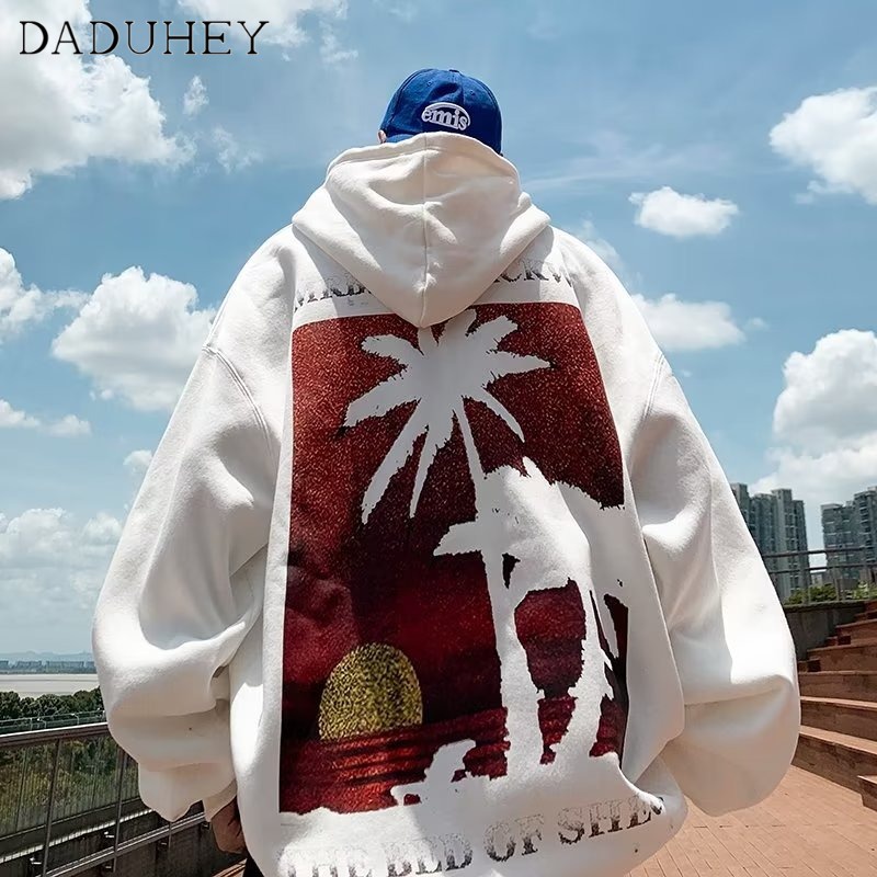 DaDuHey🔥 European and American Letters Printed All-Matching Long-Sleeved T-shirt Men's Autumn Thin High Street Fashionable Ins round Neck Bottoming Shirt