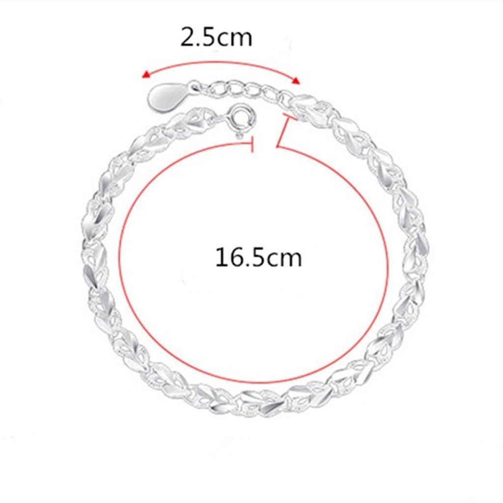 Vòng Đeo Tay Mạ Bạc Thời Trang Dành Cho Nữ