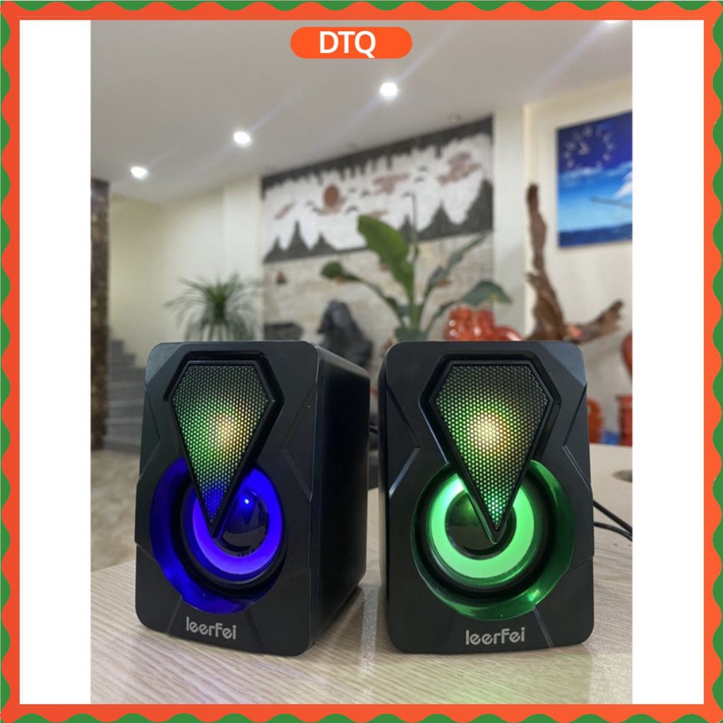 Loa máy tính Mini- Loa vi tính YST 1046 Để bàn cao cấp âm thanh siêu trầm hỗ trợ USB 2.0. phukienmaytinhdtq