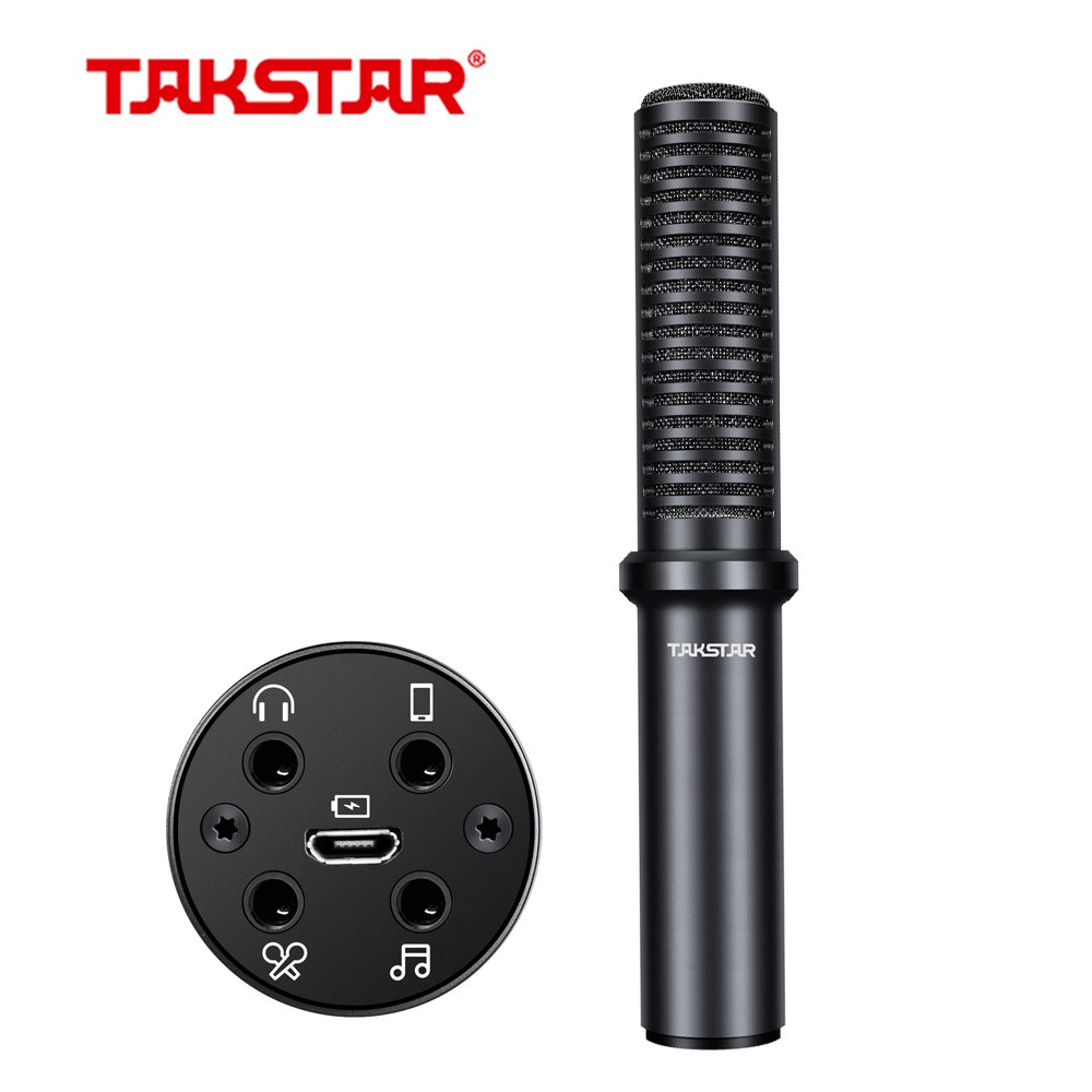 Mic Thu Âm Livestream Hát Karaoke Trên Điện Thoại Takstar PH 200 Chính Hãng Cao Cấp Bảo Hành 1 Năm