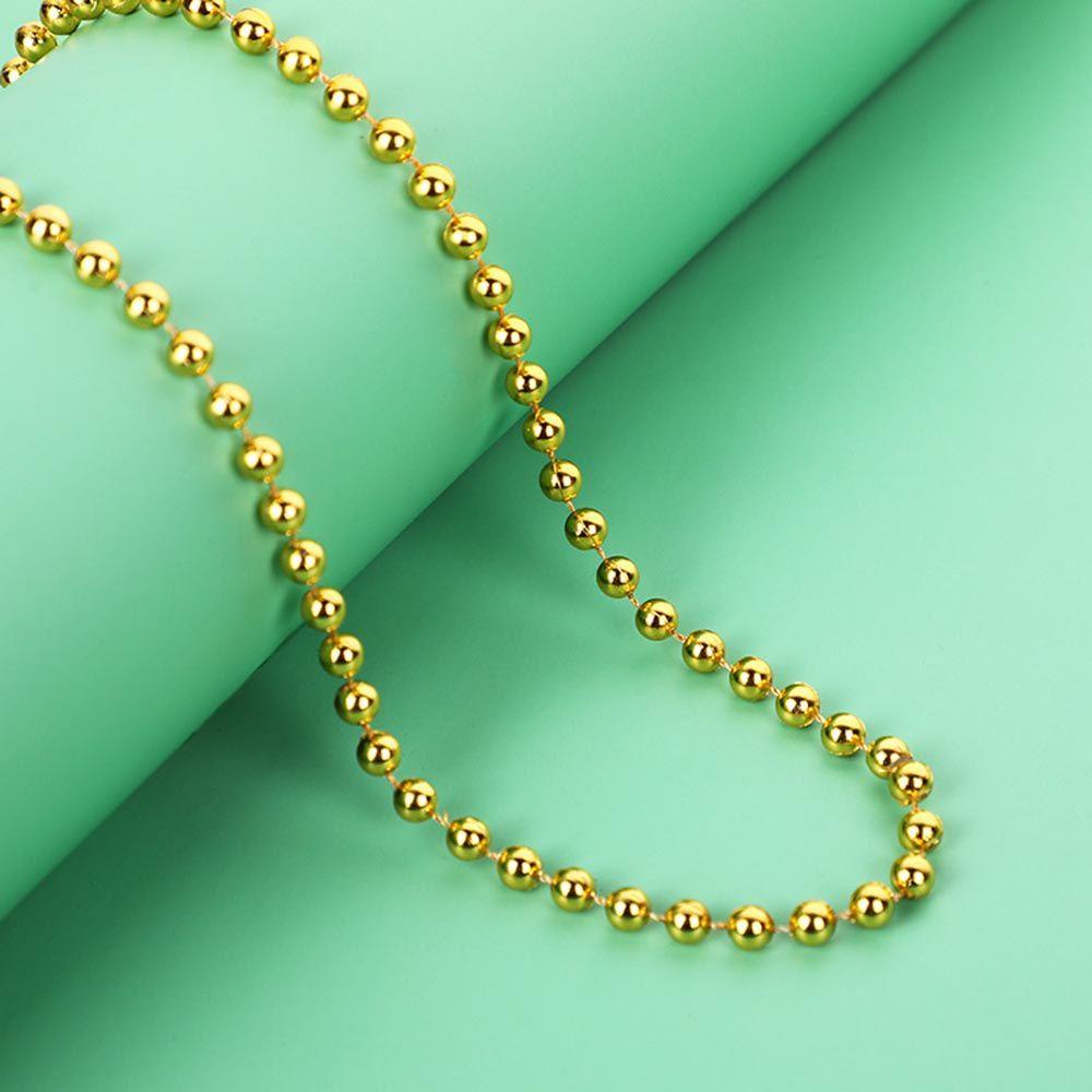 Vòng Cổ Chuỗi Hạt Mardi Gras Hóa Trang DIY Cho Nữ Áo Thun In Chữ Patrick Thời Trang Năng Động