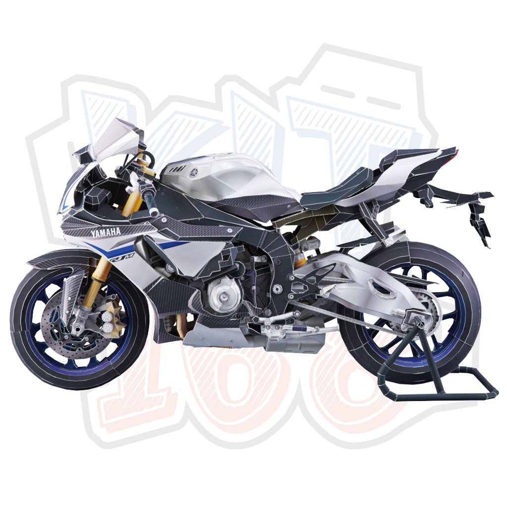 Mô hình giấy Xe máy Yamaha YZF-R1M