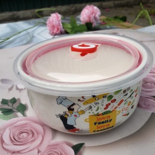 Thố Sứ có nắp hút chân không
