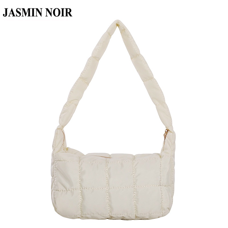 Túi đeo vai JASMIN NOIR hình vuông cỡ nhỏ bằng polyester thiết kế đơn giản thời trang cho nữ