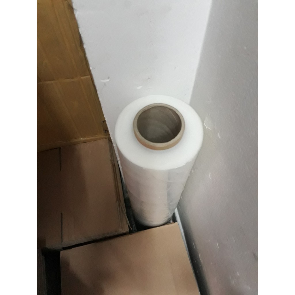 Màng PE Chuyên Dụng Đóng Bọc Hàng - Màng CoTrắng Trong Lõi Siêu Mõng - 3kg - Dài 50CM