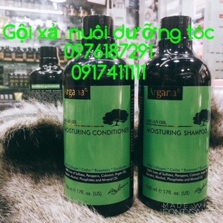 GỘI XẢ DƯỠNG TÓC ARGANA 750ML