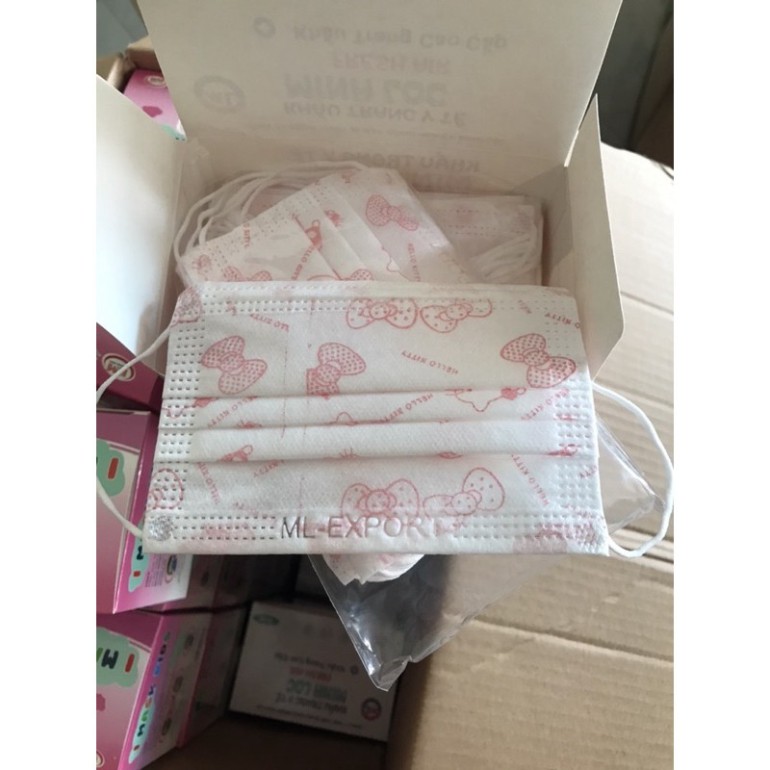 Khẩu trang y tế trẻ em 4 lớp- Hộp 50 chiếc - nhiều màu sắc | BigBuy360 - bigbuy360.vn