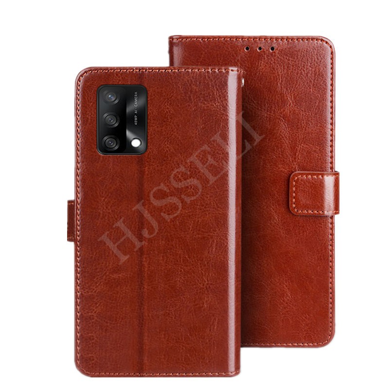 Ốp điện thoại dạng ví lật bằng da thích hợp cho OPPO A74 5G A54 4G A94 A92 A93 A53 A52 A15S A31 A15 A12