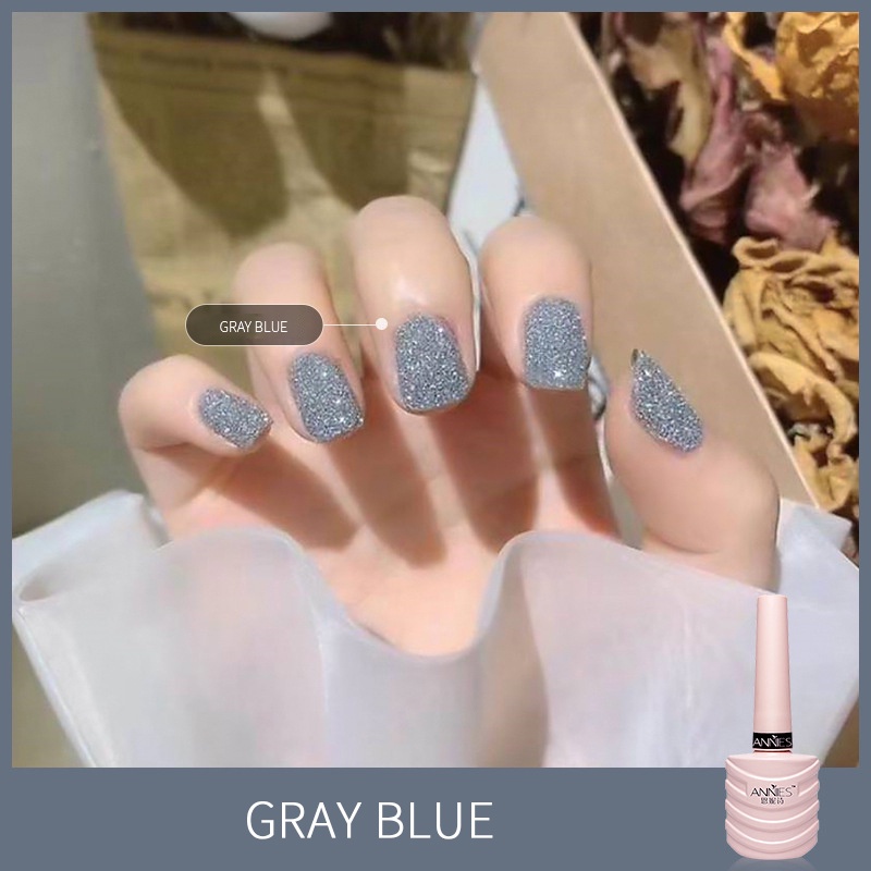 Gel sơn móng tay ANNIES ánh nhũ lấp lánh UV trang trí móng tay nghệ thuật 2022 10ml