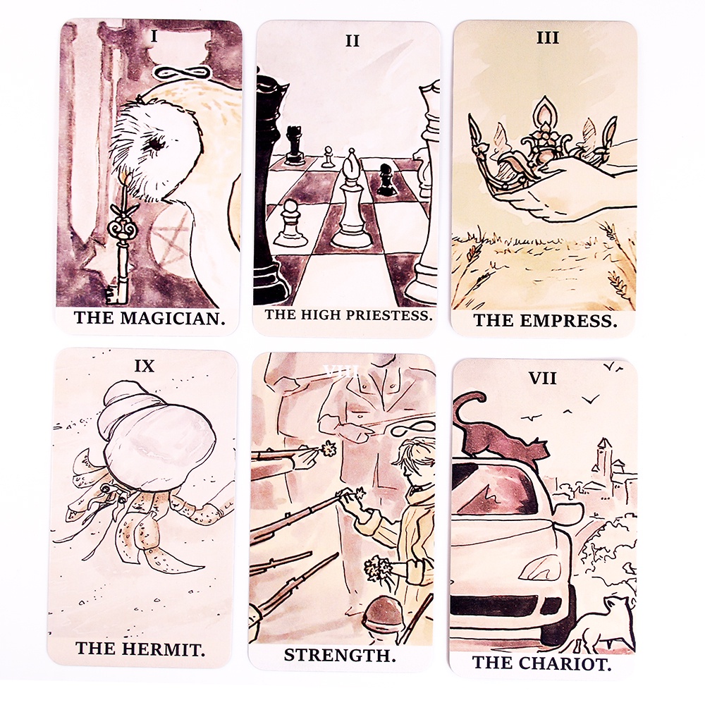 Bộ bài tarot The Ink Witch thiết kế độc đáo