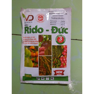 Thuốc Phòng Trừ Nấm Bệnh Cây RIDO ĐỨC 100g