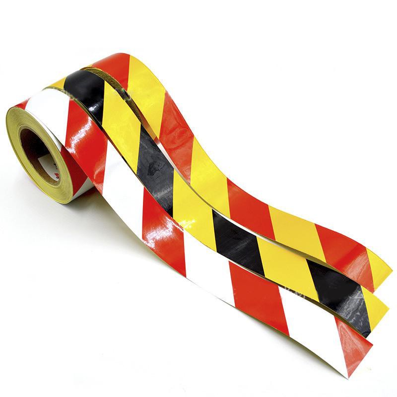 Decal Cảnh Báo Phản quang xéo 2 màu