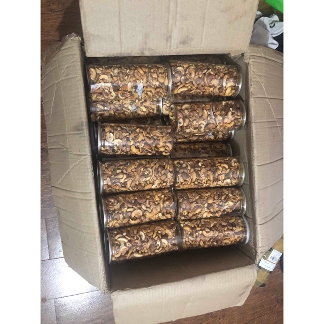 1KG HẠT ĐIỀU RANG MUỖI VỠ ĐÔI CHUẨN BÌNH PHƯỚC GIÒN BÙI