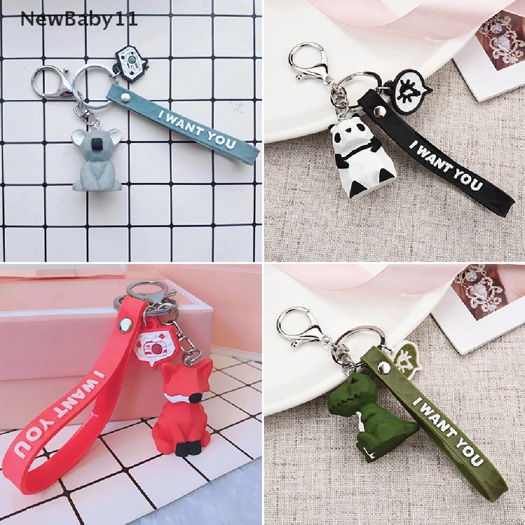 Móc khóa hình động vật đáng yêu dễ thương