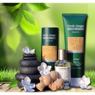 Bộ dầu gội, dầu xả gừng Liopa Fresh Ginger Santal 33 -  Dochobe789