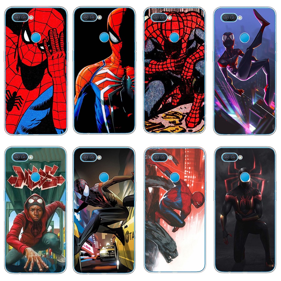 Ốp Lưng spiderman Nhiều Mẫu Mã Cho Điện Thoại oppo a12/a71/a1k/a59/a9 2020/f1s for ti88