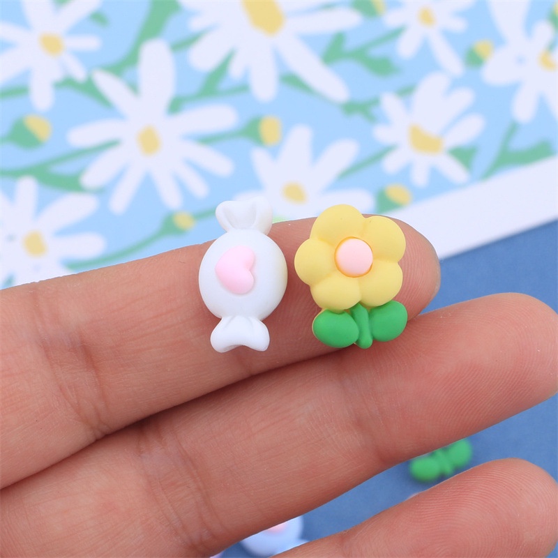 Kẹp Tóc Hình Chiếc Giày Mini Bằng Resin Màu Kẹo Trang Trí Đẹp Mắt