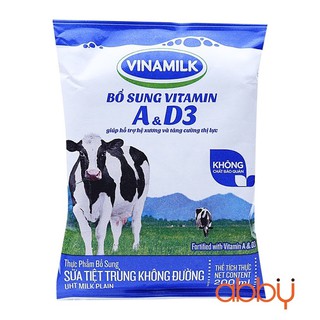 5 SỮA TƯƠI TIẾT TRÙNG KHÔNG ĐƯỜNG BỊCH 220ML