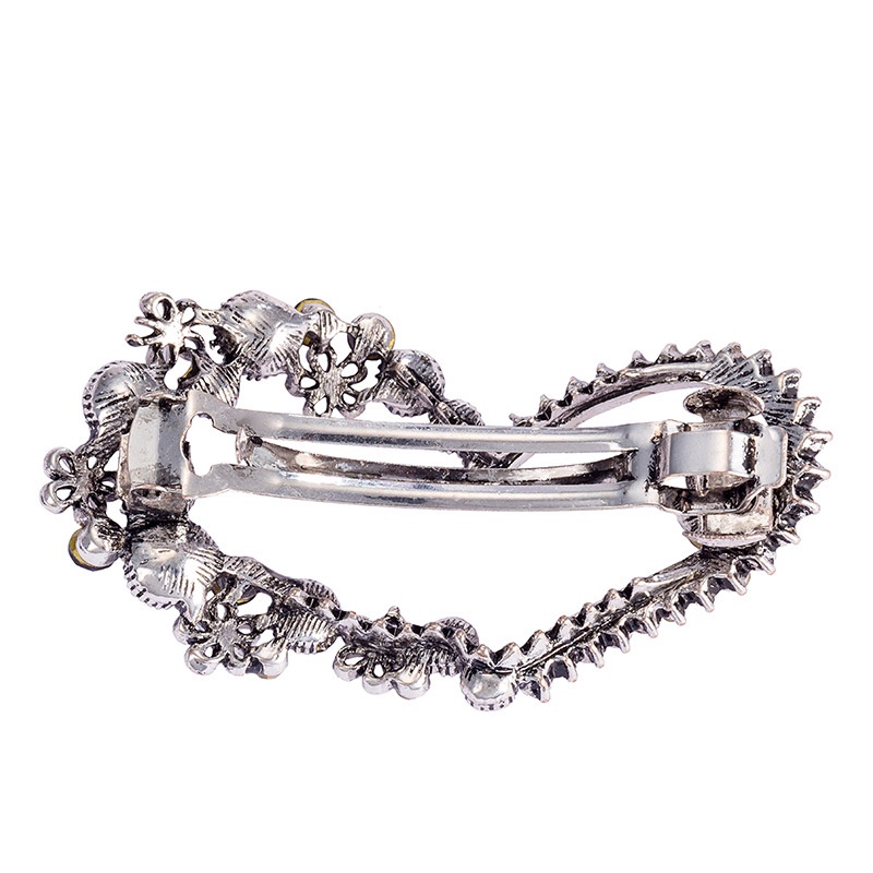 Kẹp Tóc Kim Loại Đính Đá Nhân Tạo Lấp Lánh Phong Cách Mới 2022