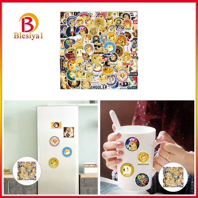 Miếng Dán Trang Trí Laptop / Xe Hơi / Tường / Notebook Chống Thấm Nước Hình Hoạt Hình Blesiya1