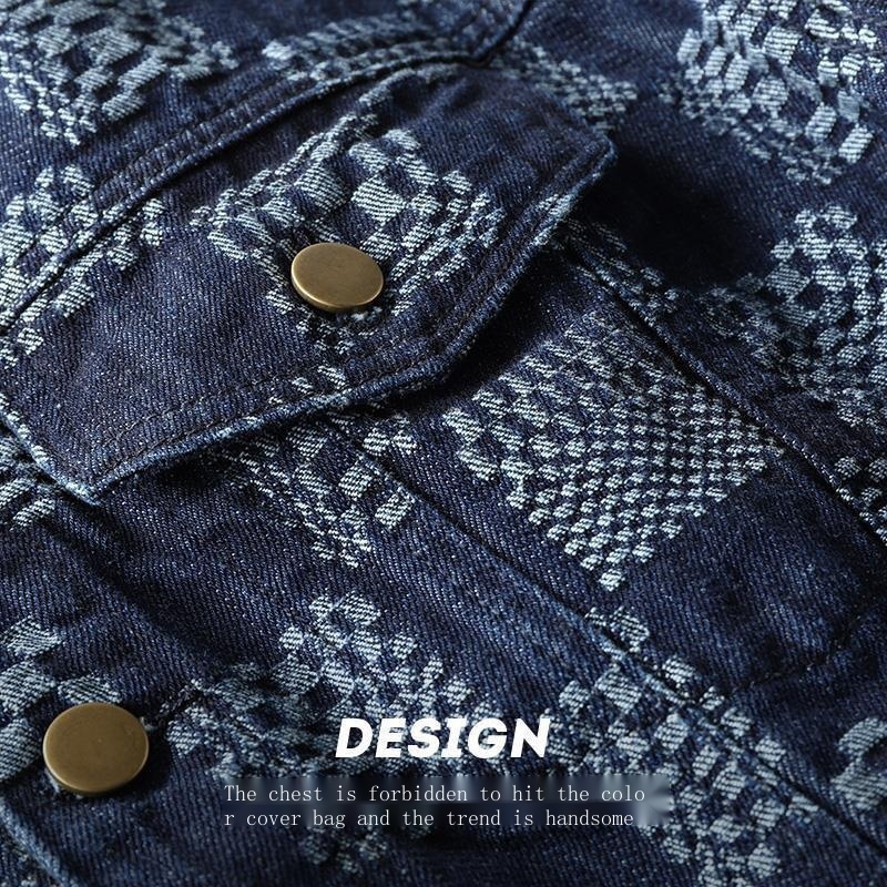 Áo Khoác denim Dáng Rộng Họa Tiết Caro Thời Trang Thu Đông Chất Lượng Cao Cho Cặp Đôi