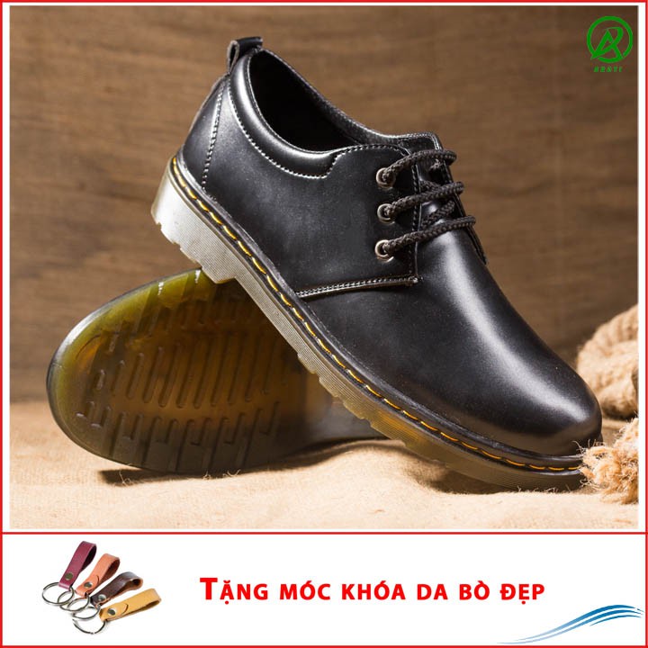 Giày Da Nam AROTI Dáng Boot Chất Da Đẹp Cao Cấp,Đế Khâu Chắc Chắn Form Mạnh Mẽ,Nam Tính Màu Nâu,Đen- Đủ size M353-D(MK)