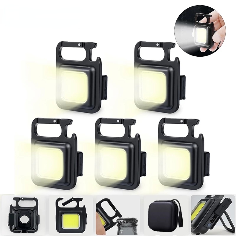 Đèn Pin LED Mini Bỏ Túi Sạc USB Tiện Dụng