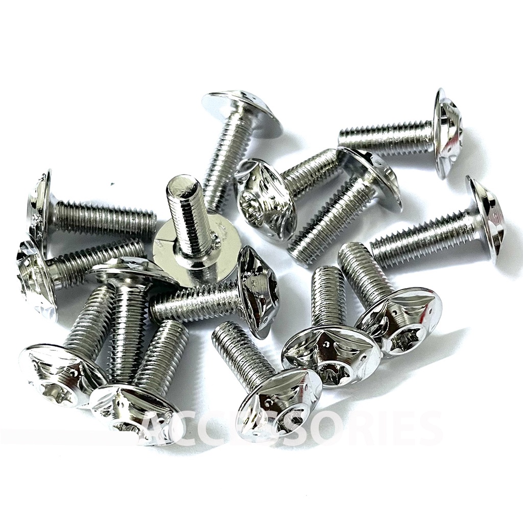 Ốc Salaya Inox 304 5li15 Gắn Mão,Gắn Đồng Hồ Winner X,Dàn Áo Winner X....Sáng Bóng PHS