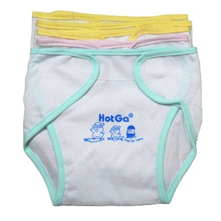 Set 5 tã dán hotga trắng viền màu size 1/2/3