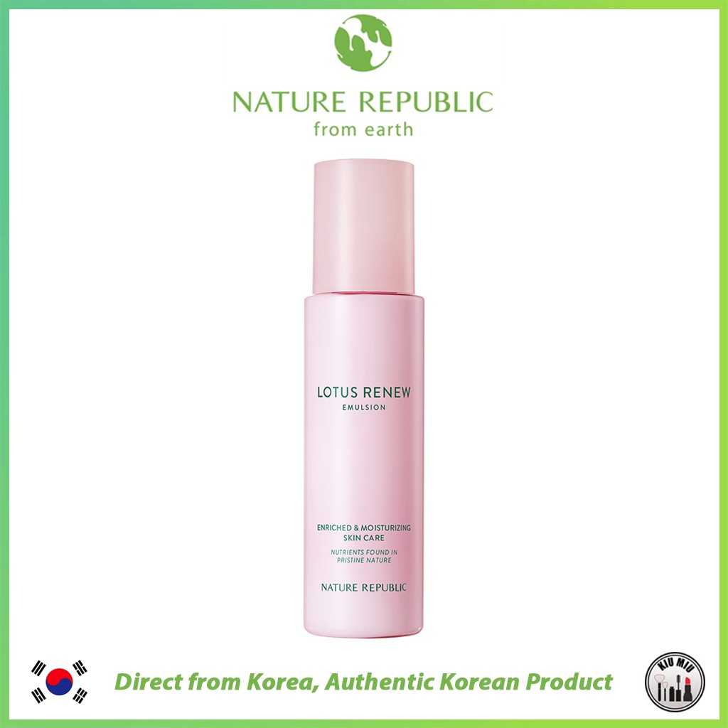 NATURE REPUBLIC LOTUS RENEW EMULSION 160ml *ORIGINAL KOREA*