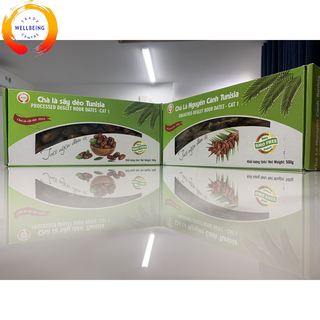 Chà là tunisia / wellbeing / hữu cơ / hộp 500g, 53-57 hạt