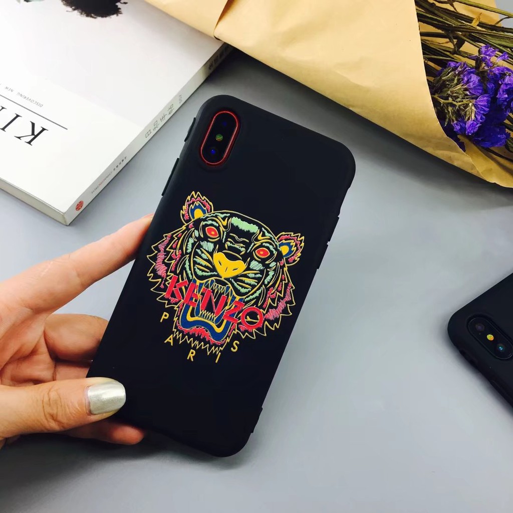 Ốp lưng nhựa TPU nhám họa tiết Tiger cho IPhone12 12mini SE2020 promax 11 11ProMax X Xs XR Xsmax 8plus 7Plus 6s | BigBuy360 - bigbuy360.vn