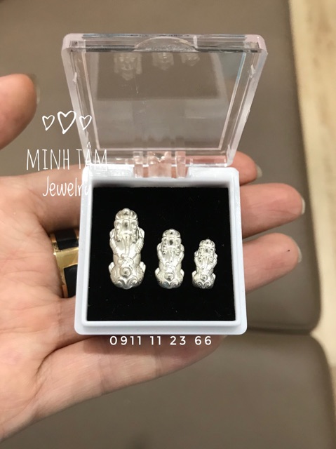 Tỳ hưu bạc ta size mini-Minh Tâm Jewelry