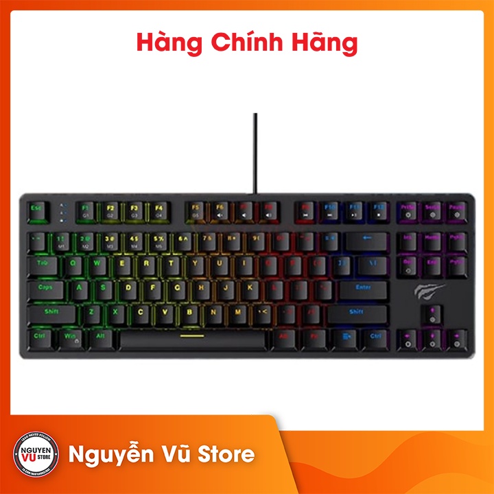 Bàn phím cơ Gaming HAVIT KB869L TKL - Hàng chính hãng