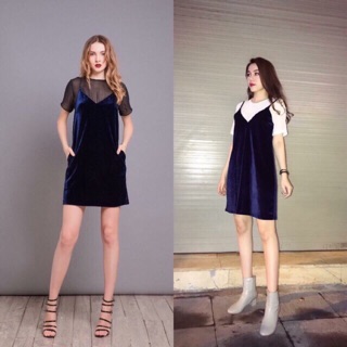 Sét áo lưới kèm yếm nhung 👑👗