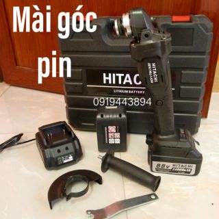 Máy mài góc-máy cắt dùng pin htc 2 pin 88v