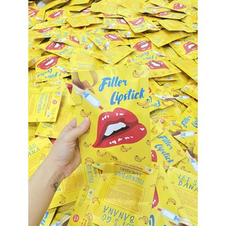 Son Filler Collagen Chuối Khử Thâm Parea cùng son màu Chu Lipstick