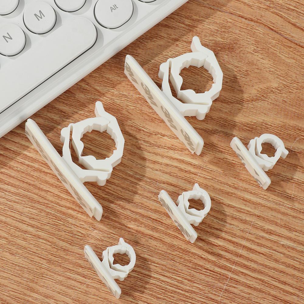 LANFY Set 4 Kẹp Cố Định Dây Cáp Tự Dính Tiện Lợi