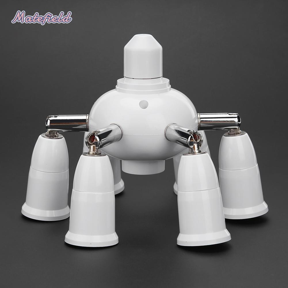 Giá Đỡ Bóng Đèn Led Chia 5 / 7 Đuôi E27 Có Thể Điều Chỉnh