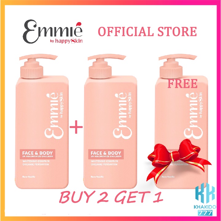 Mua 2 Tặng 1 - Kem Dưỡng Trắng Da Emmie Cho Mặt Và Body Có Chứa 5 % Niaciamide 250ml Emmié