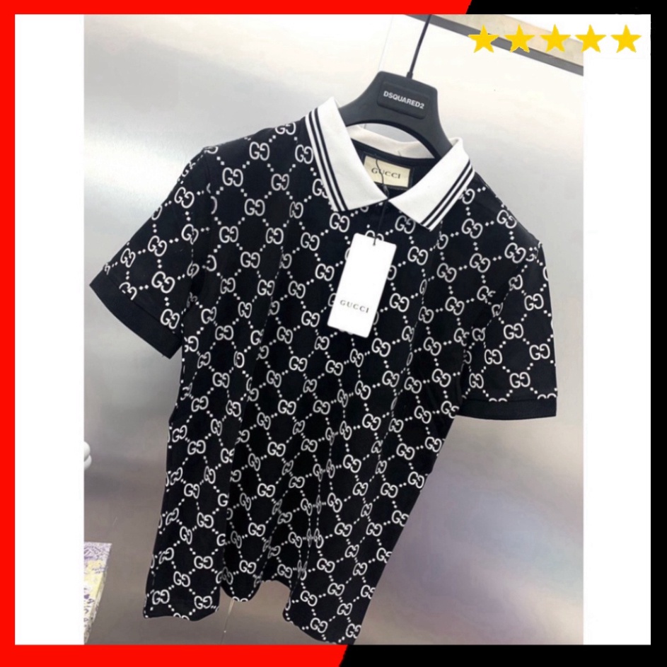 Áo thun nam có cổ, áo polo nam ngắn tay họa tiết 3d chất cotton thoáng mát PL11