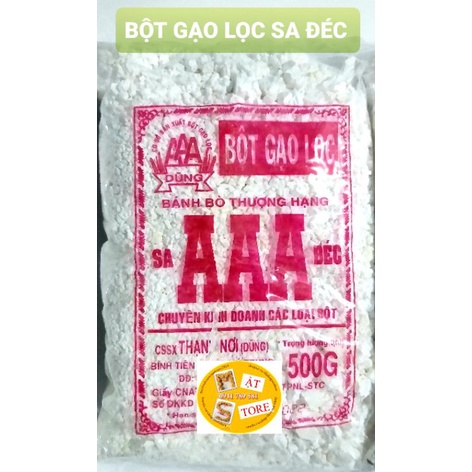 500G BỘT GẠO LỌC SA ĐÉC AAA BÁNH BÒ THƯỢNG HẠNG