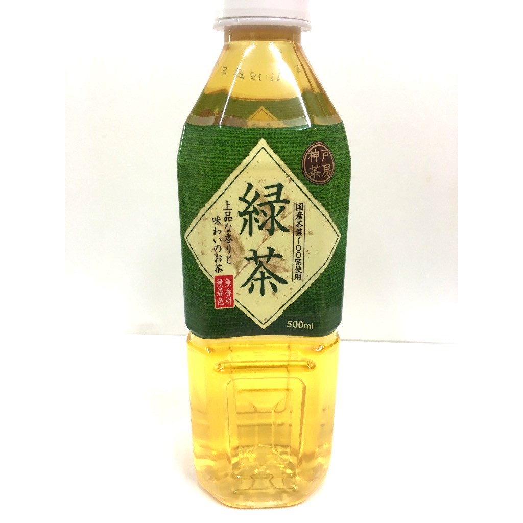 Trà xanh kobe (dạng chai) 500ml Tominaga - Hàng nội địa Nhật Bản