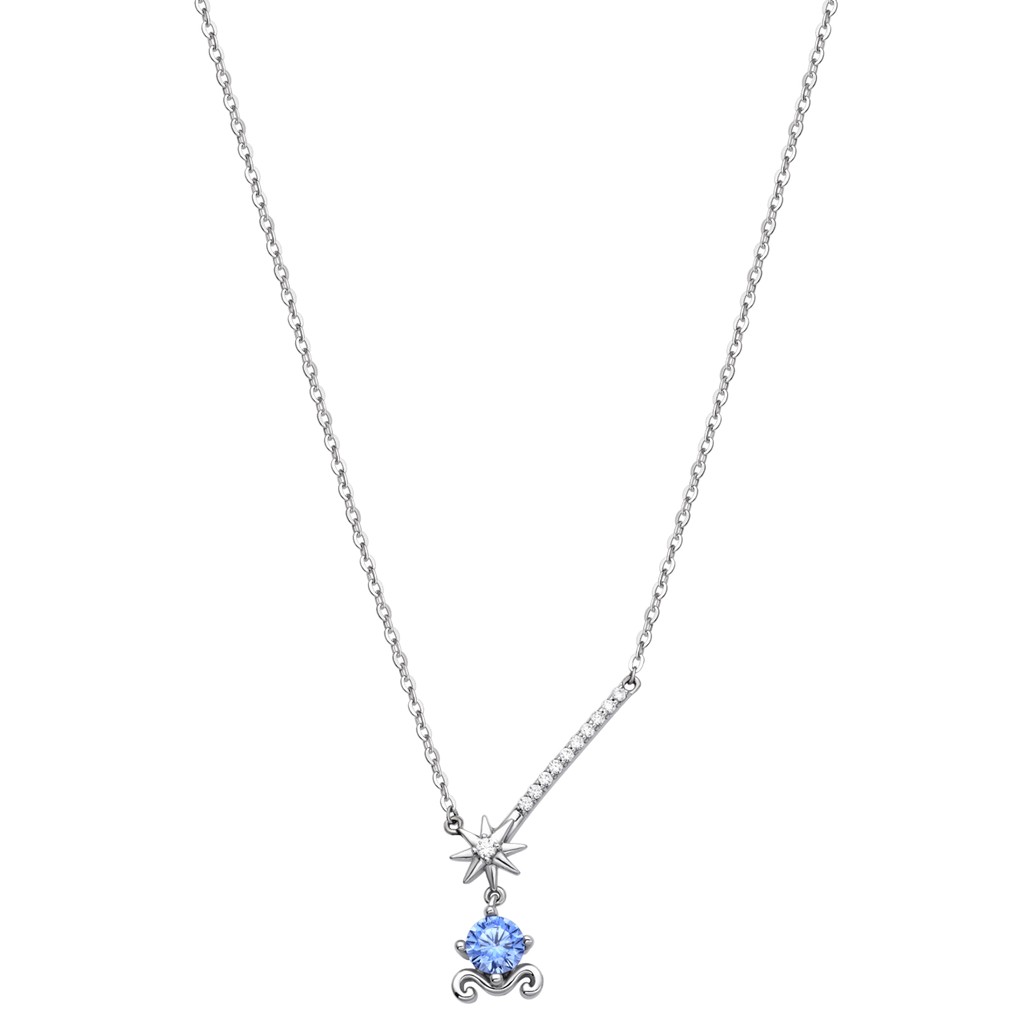 Dây cổ Bạc đính đá Sythentic PNJSilver ZTXMW000004