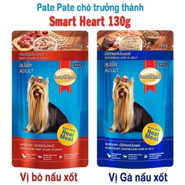 Pate Smart Heart 130g dành cho chó con và trưởng thành  Vĩnh Long