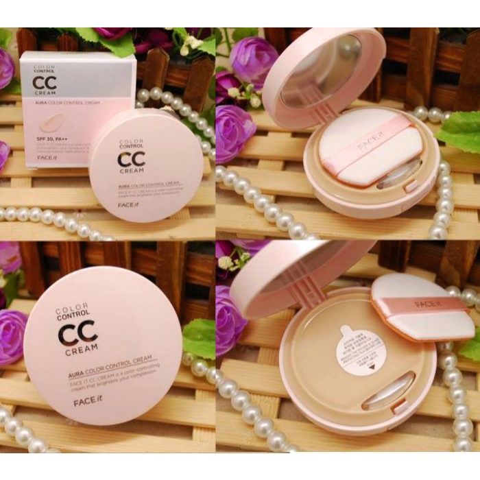 KEM NỀN TRANG ĐIỂM CHỐNG NẮNG, NÂNG TONE SÁNG DA AURA CC CREAM 20G CHÍNH HÃNG - 11077