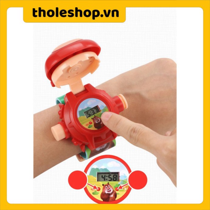 Đồng hồ điện tử ✳️ Đồng Hồ Hoạt Hình Chiếu Hình, Dành Cho Trẻ Em Xinh Xắn Dễ Thương 5606 | BigBuy360 - bigbuy360.vn