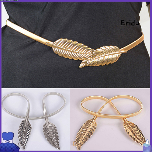 Thắt Lưng Khóa Kim Loại Hình Chiếc Lá Phong Cách Vintage