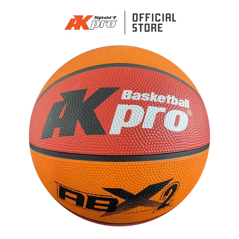 Bóng rổ Cao su AKpro ABX2 số 5, 6, 7 - Tặng kim bơm - Chính hãng
