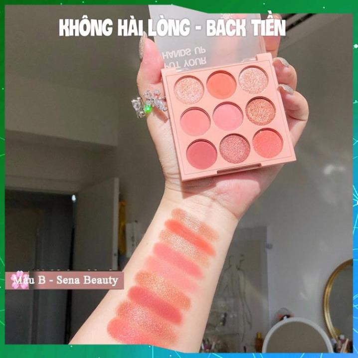[HÀNG CHÍNH HÃNG] Bảng Phấn mắt Hàng Nội Địa Trung Sweet Mint 9 Ô Phấn Lâu Trôi Bền Màu Mỏng Mịn Nhẹ KING DC | BigBuy360 - bigbuy360.vn